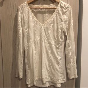 Vintage White Lace Tunic